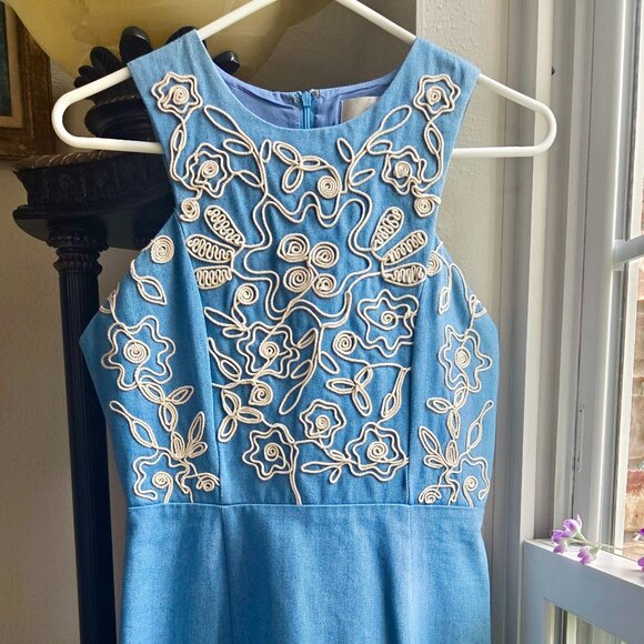 JOA Women's Dress, Raised embroidery, soft Lining, size SX - Picture 1 of 10